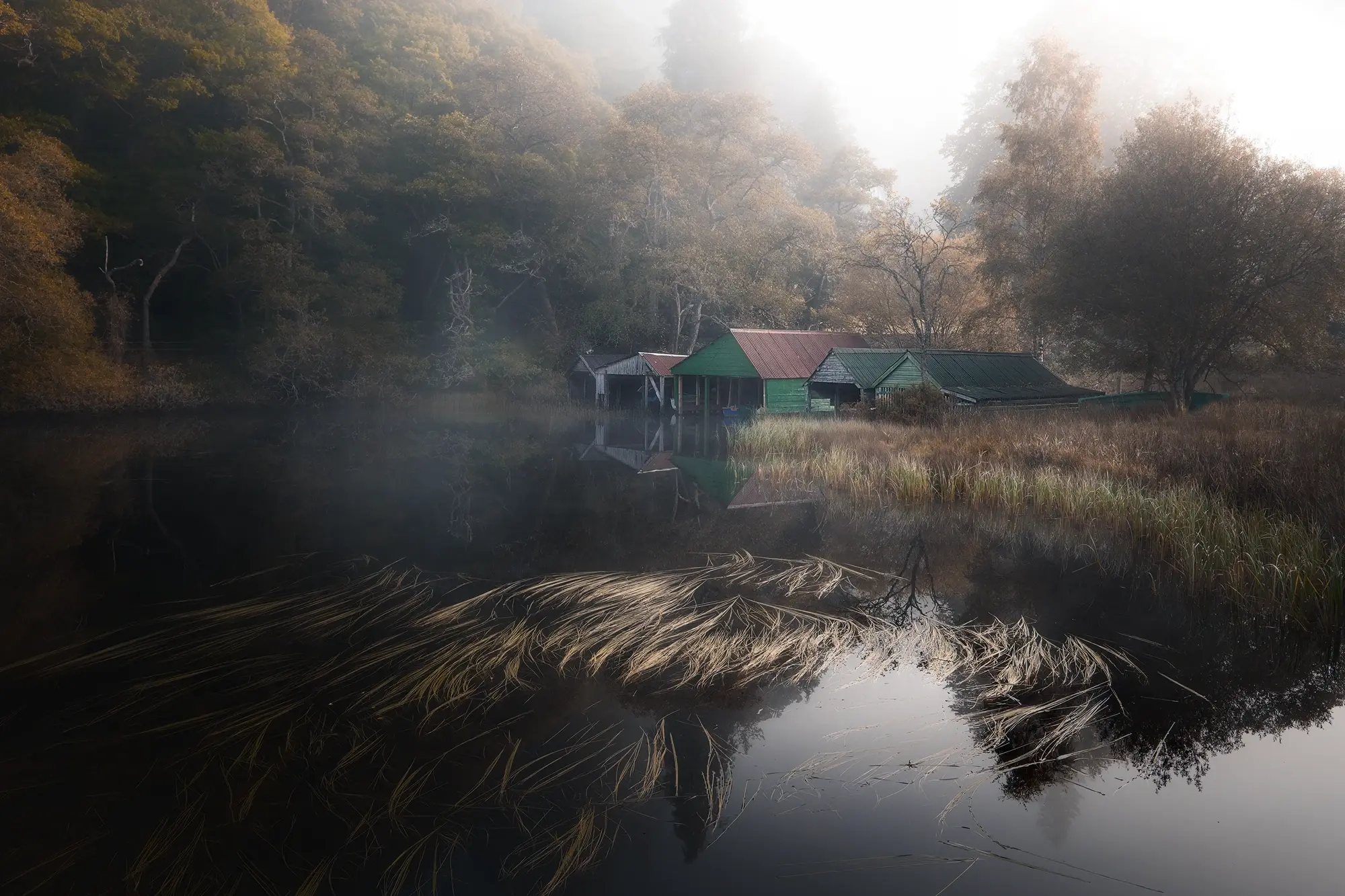 Boathouses, Loch Ard
